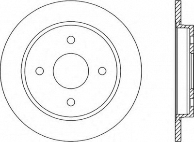 OPEN PARTS bda116510 -  Тормозной диск